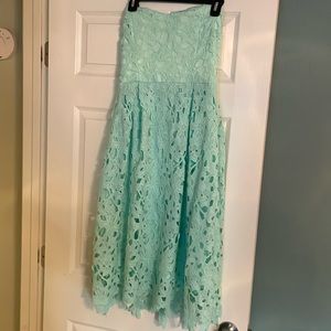 Mint colored summer dress